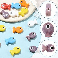 6pcs perles de chalumeau faites à la main&nbsp;LAMP-FS0001-82D