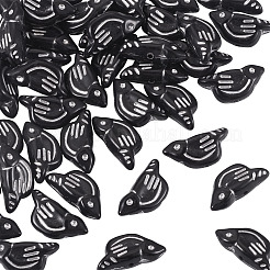 50 Stück undurchsichtige Acrylperlen&nbsp;MACR-TADJ0001-01D