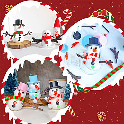 Kit fai da te di reperti per pupazzo di neve natalizio&nbsp;DIY-SP0006-32