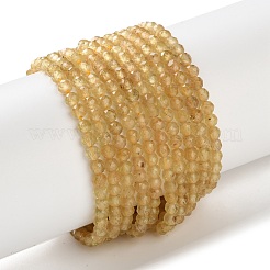 Natürliche gelbe Apatitperlenstränge&nbsp;GG-CBAE031-A02-3mm
