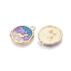 Pendentifs d'émail en alliage&nbsp;ENAM-N069-16KCG-02