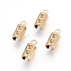 Ionenplattierung (IP) 304 Edelstahl-Kordelenden&nbsp;STAS-F232-02-G