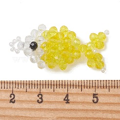 Ab Farbe überzogen Glas-Anhänger&nbsp;PALLOY-MZ01330-01