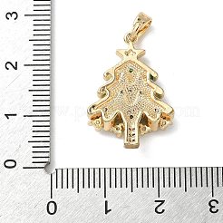 Pendentifs de noël en laiton micro pave zircone cubique&nbsp;KK-K305-07A-02