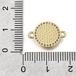 Religion Messing Micro Pave klare Zirkonia Verbindungsstück Charms&nbsp;KK-G602-07G-04