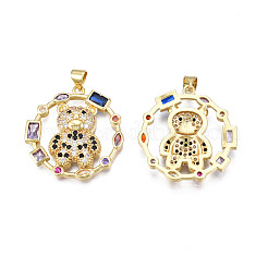 Colgante micropavé cubic zirconia de latón&nbsp;ZIRC-N039-231