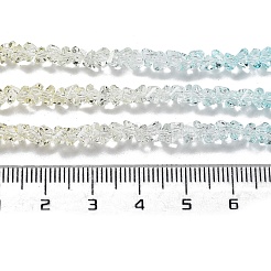 Fili di perline di vetro trasparente&nbsp;GLAA-H023-03F