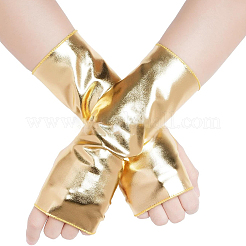 Fingerlose Handschuhe aus PU-Leder&nbsp;AJEW-WH20018-116D