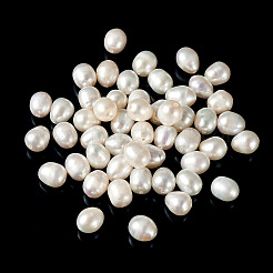 50 perles de culture d'eau douce naturelles&nbsp;PEAR-TA0001-45