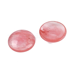 Kirschquarz Glas Cabochons&nbsp;X-G-H1596-FR-25mm-27