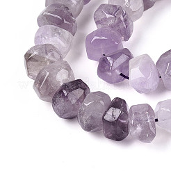 Natürlichen Amethyst Perlen Stränge&nbsp;G-N347-17A-03