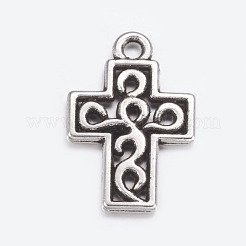 Tibetischer stil Aluminium Anhänger & Charms&nbsp;LS-EA0111Y
