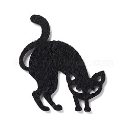 Décorations de fête de chat en feutre de laine&nbsp;AJEW-P101-05A