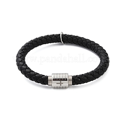 Geflochtene Armbänder aus Mikrofaser-Lederband&nbsp;BJEW-D304-13P-02