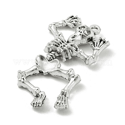 Tibetischer stil Aluminium Anhänger & Charms&nbsp;TIBE-Q098-08C
