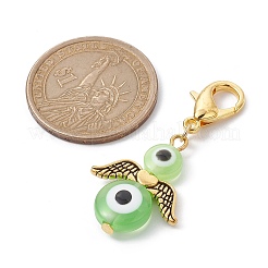 Decorazioni pendenti in resina ecil eye angel&nbsp;HJEW-JM01514-01