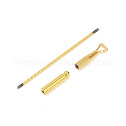 Poussoir à cuticules à double tête en acier inoxydable 201&nbsp;STAS-R161-01G