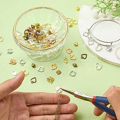 Kits de fabrication de bijoux en forme de cœur&nbsp;FIND-SZ0004-01