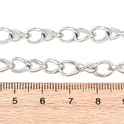 6 mm dicke kubanische Gliederkette aus 304 Edelstahl für Damen&nbsp;NJEW-B145-01P