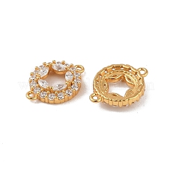 925 Sterling Silber Pavé klare Zirkonia Verbinder&nbsp;STER-O006-01G