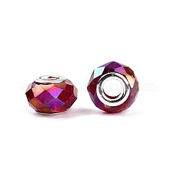 Transparentem Glas European Beads&nbsp;GPDL-N004-D14mm-A05