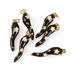 Ciondoli smaltati in ottone 6 pz&nbsp;KK-SW0001-08E