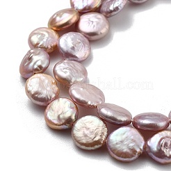 Fili di perle di perline keshi barocche naturali&nbsp;PEAR-P064-08F-05F
