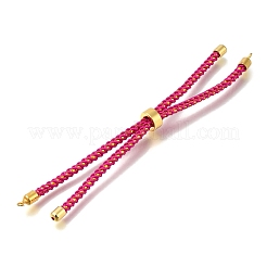 Fabricación de pulseras deslizantes con cordón de algodón trenzado&nbsp;MAK-R001-01G-03