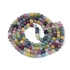 Brins de perles de verre craquelé teintées à effet ombré&nbsp;GLAA-Q106-01A-B28