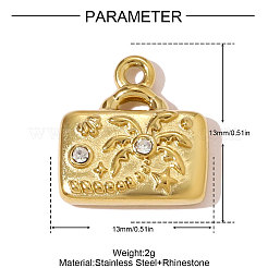 Pendentifs en acier inoxydable 304&nbsp;STAS-OY007-94G