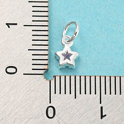 925 breloques pierre de naissance en argent sterling&nbsp;STER-G035-01C-04