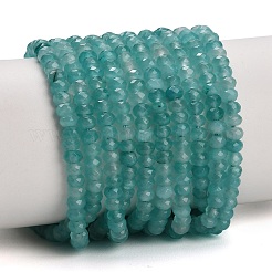 Gefärbt natürlichen weißen Jade Perlen Stränge&nbsp;GG-CBAF9EE-A03-3x4mm