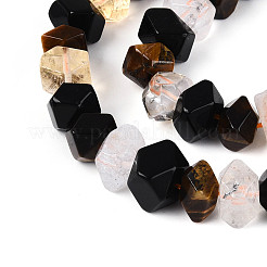 Stränge aus natürlichen Obsidian-&nbsp;G-N358-01A-05