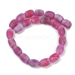 Chapelets de perle en agate naturelle patinée&nbsp;G-NH0047-B05-02