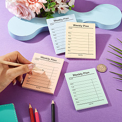 4 bloc-notes portable en papier 4 couleurs&nbsp;OFST-TA0001-06B