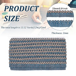 Rubans tressés en polyester&nbsp;OCOR-WH0070-17D