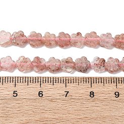 Natürlichen Erdbeere Quarzperlen Stränge&nbsp;G-B138-C17-01