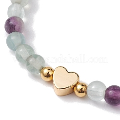 Runde Perlen-Stretch-Armbänder aus natürlichem Edelstein&nbsp;BJEW-JB10234