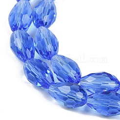 Abalorios de vidrio transparente hebras&nbsp;EGLA-N013-T4mm-D10