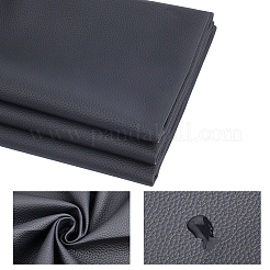 1 Yard PVC-Lederstoff mit Lichee-Muster&nbsp;AJEW-NB0006-64B