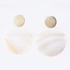 Set di orecchini pendenti con conchiglia d'acqua dolce naturale&nbsp;EJEW-JE04129