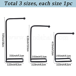 3 Stück 3 Stile Eisen Halskette Schmuck Display Rack&nbsp;NDIS-SC0001-01