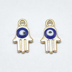 Charms in lega placcata oro chiaro&nbsp;LS-ENAM-S117-28B