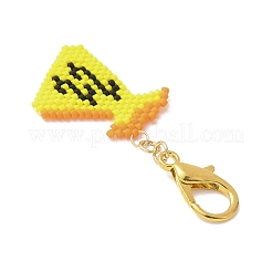 Sacchetto di soldi miyuki delica perline ciondolo decorazioni&nbsp;HJEW-MZ00200