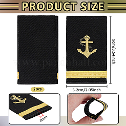 1 Paar Matrosen-Epauletten aus Polyester&nbsp;DIY-BC0017-21F