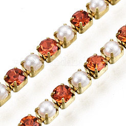 Messing Strass Strassketten&nbsp;CHC-N017-001A-A04