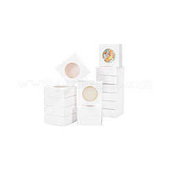 Würfel-Geschenkboxen aus Kraftpapier zur Aufbewahrung&nbsp;LS-CON-WH0095-101A-01