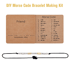 DIY-Set zur Herstellung von Armbändern aus geflochtenen Kunststoffperlen&nbsp;DIY-DC0003-08