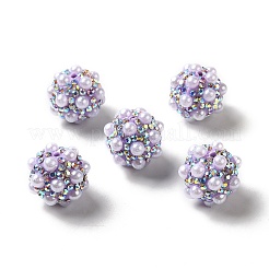 Polymer Ton Strass Perlen&nbsp;RGLA-D050-01F
