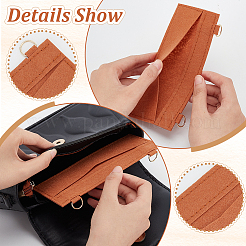 2 Stück 2 Stile Wollfilz-Taschen-Organizer-Einsätze&nbsp;FIND-WR0007-26B